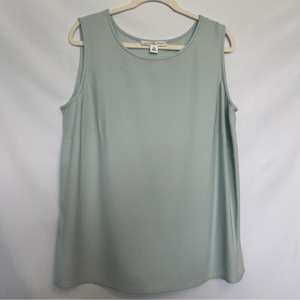 Josephine Chaus Sleeevless Light Blue Tank - Picture 3 of 8